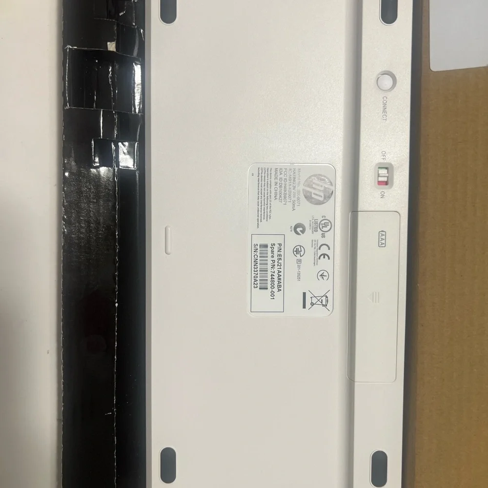 HP K4000 wireless keyboard. Gently used, tested.